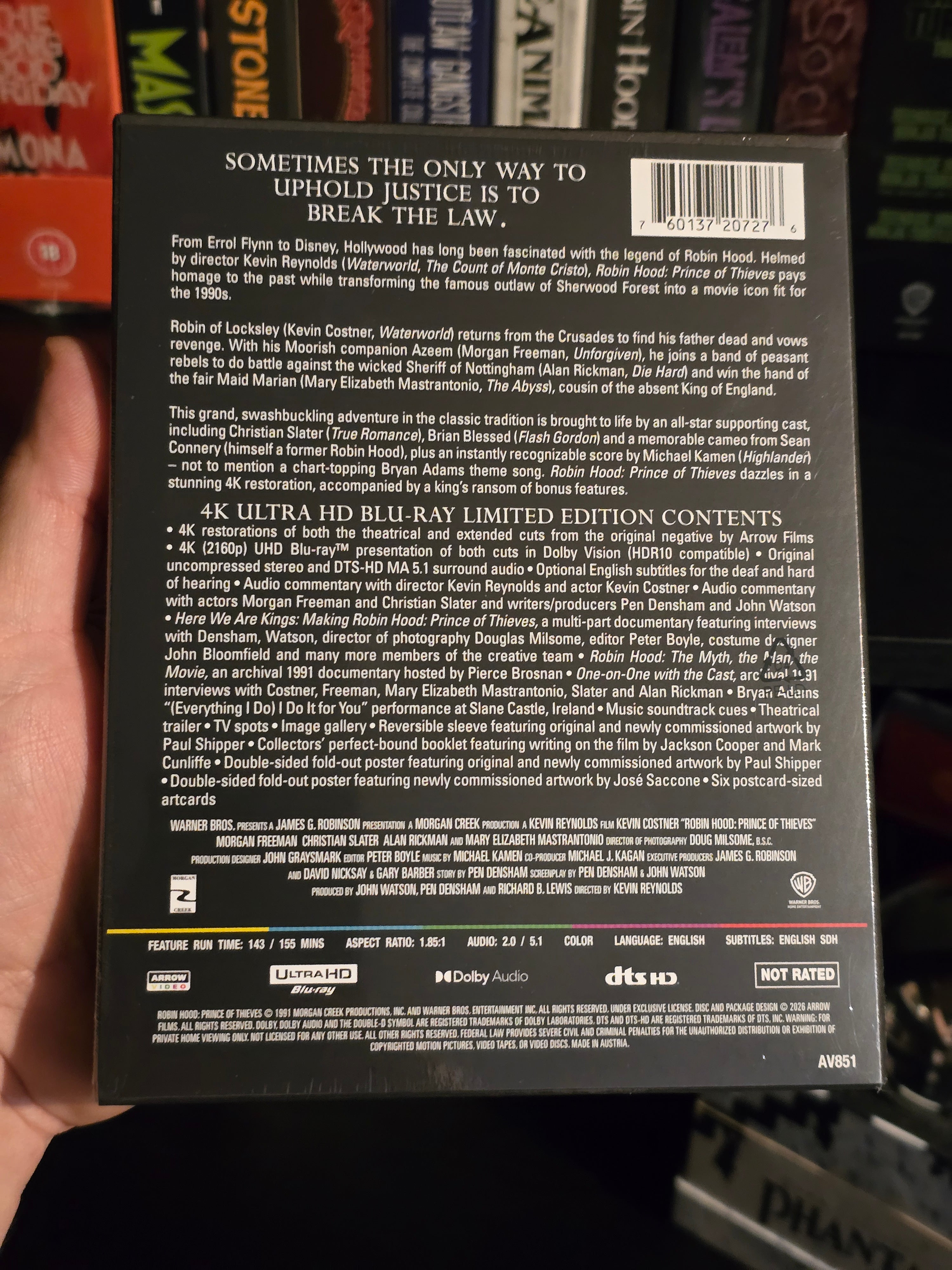 Robin Hood: Prince of Thieves [Limited Edition] (Arrow Video) (4K UHD)