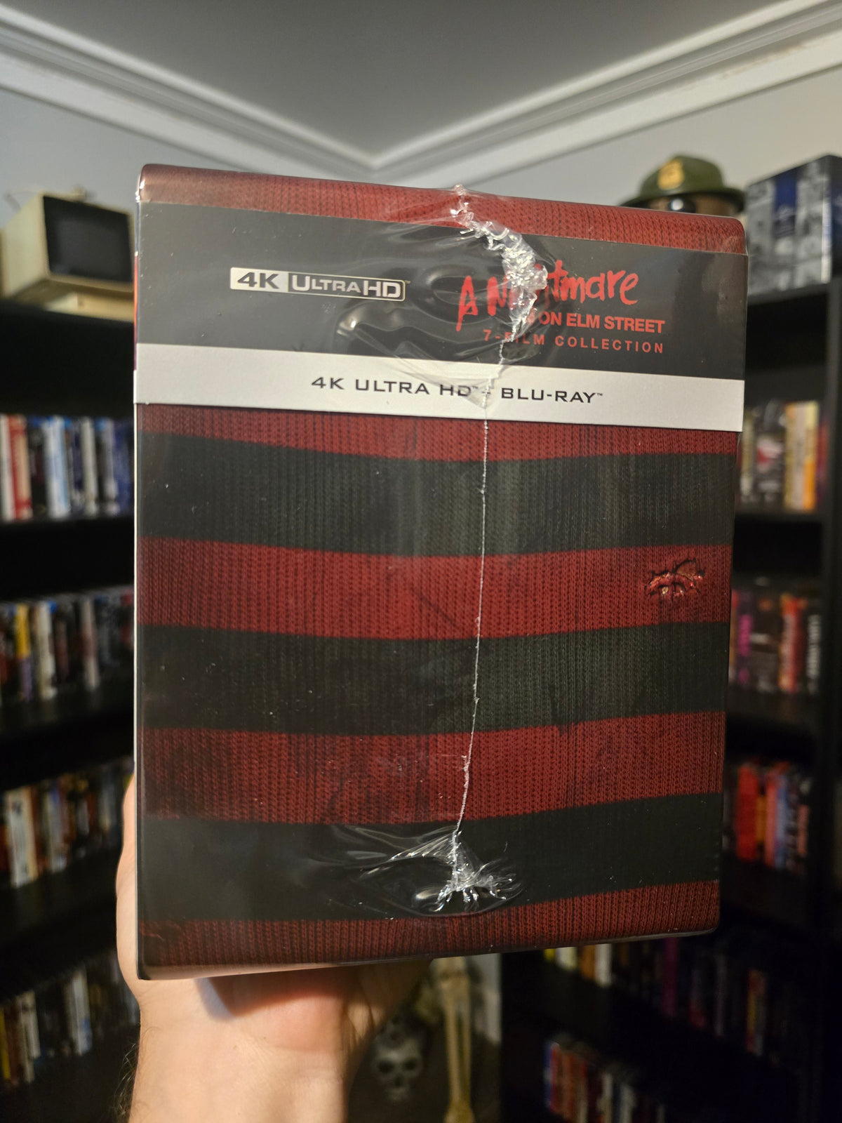 A Nightmare on Elm Street 1–7 Film Collection – Limited Edition Steelbook Library Case 4K UHD + Blu-ray