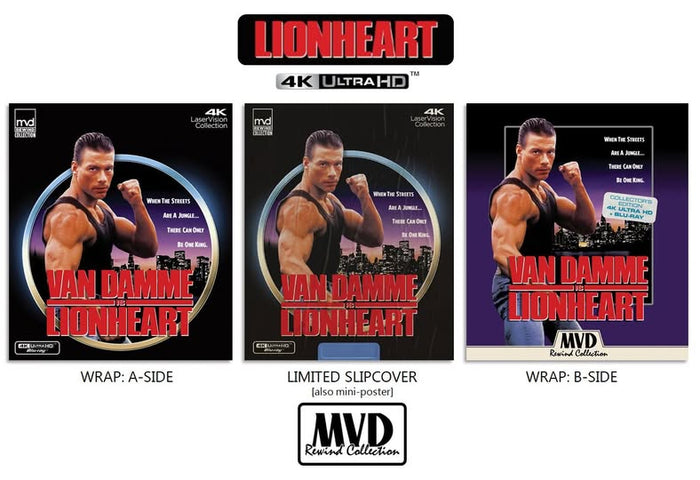 LIONHEART: EXTENDED CUT [2-DISC SPECIAL EDITION] (MVD) (4K UHD/BLU-RAY wSLIPCOVER)