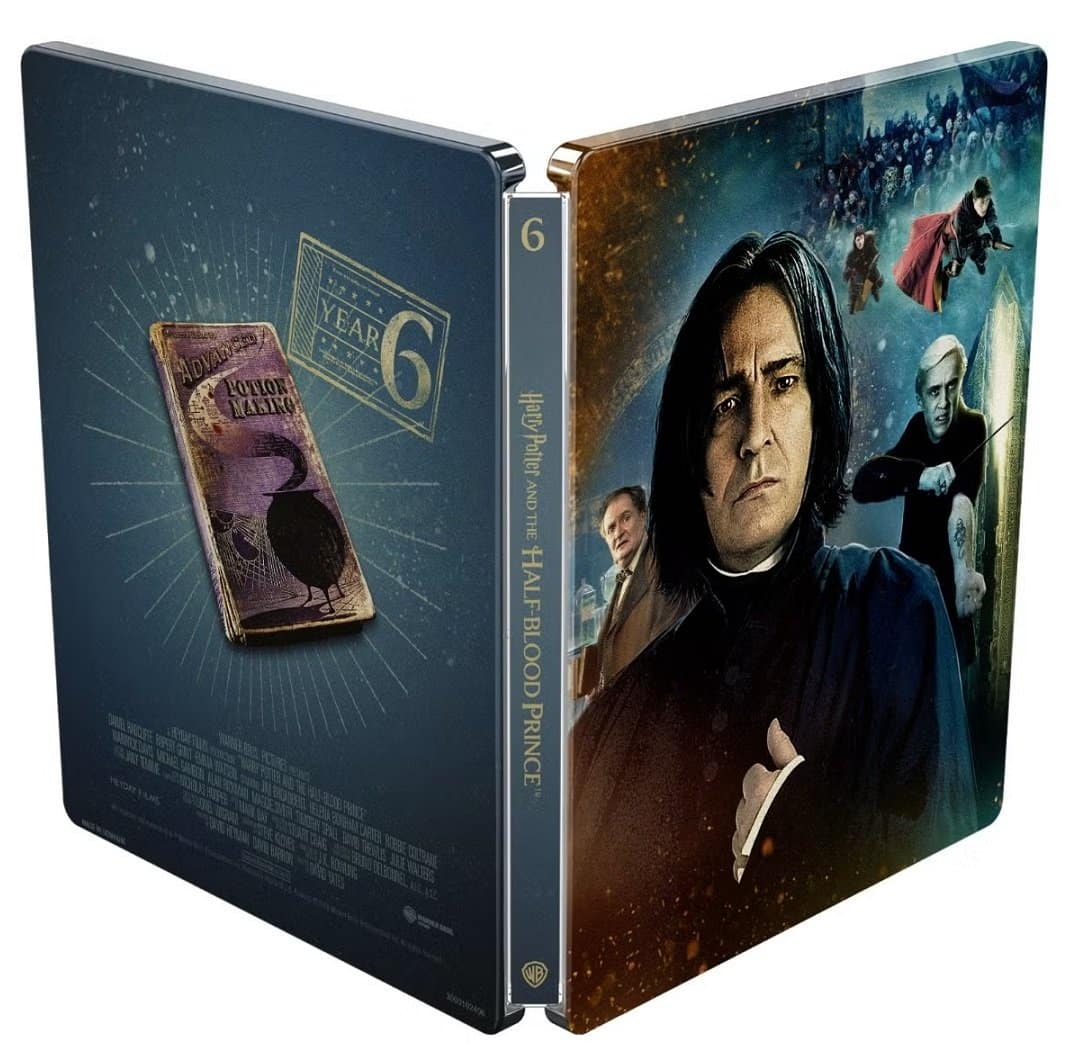 HARRY POTTER COLLECTION [25TH ANNIVERSARY STEELBOOK LIBRARY CASE] (WARNER BROTHERS) (4K UHD) (UK IMPORT)