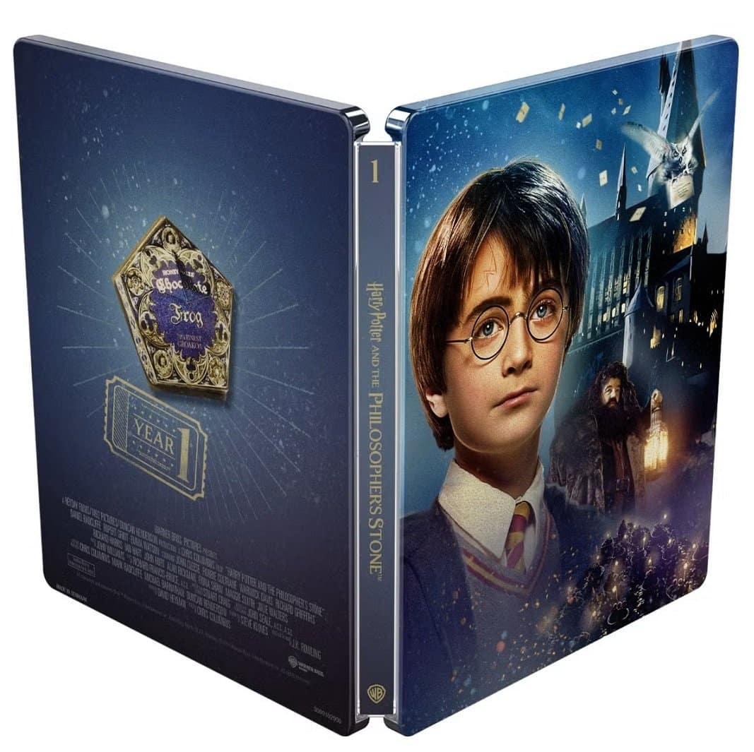 HARRY POTTER COLLECTION [25TH ANNIVERSARY STEELBOOK LIBRARY CASE] (WARNER BROTHERS) (4K UHD) (UK IMPORT)