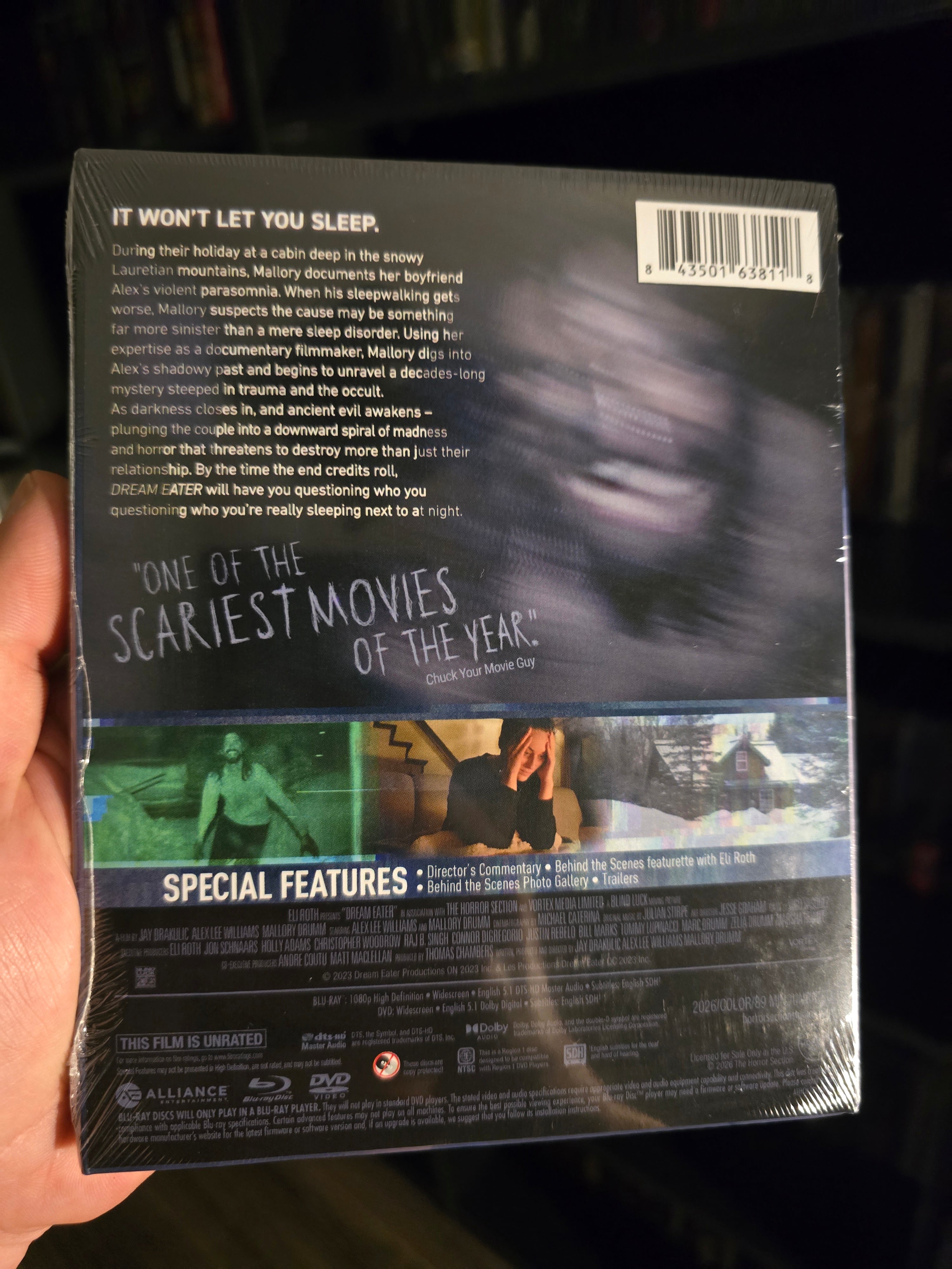 ELI ROTH PRESENTS: DREAM EATER [COLLECTOR'S EDITION] (MILL CREEK) (BLU-RAY w/SLIPCOVER)