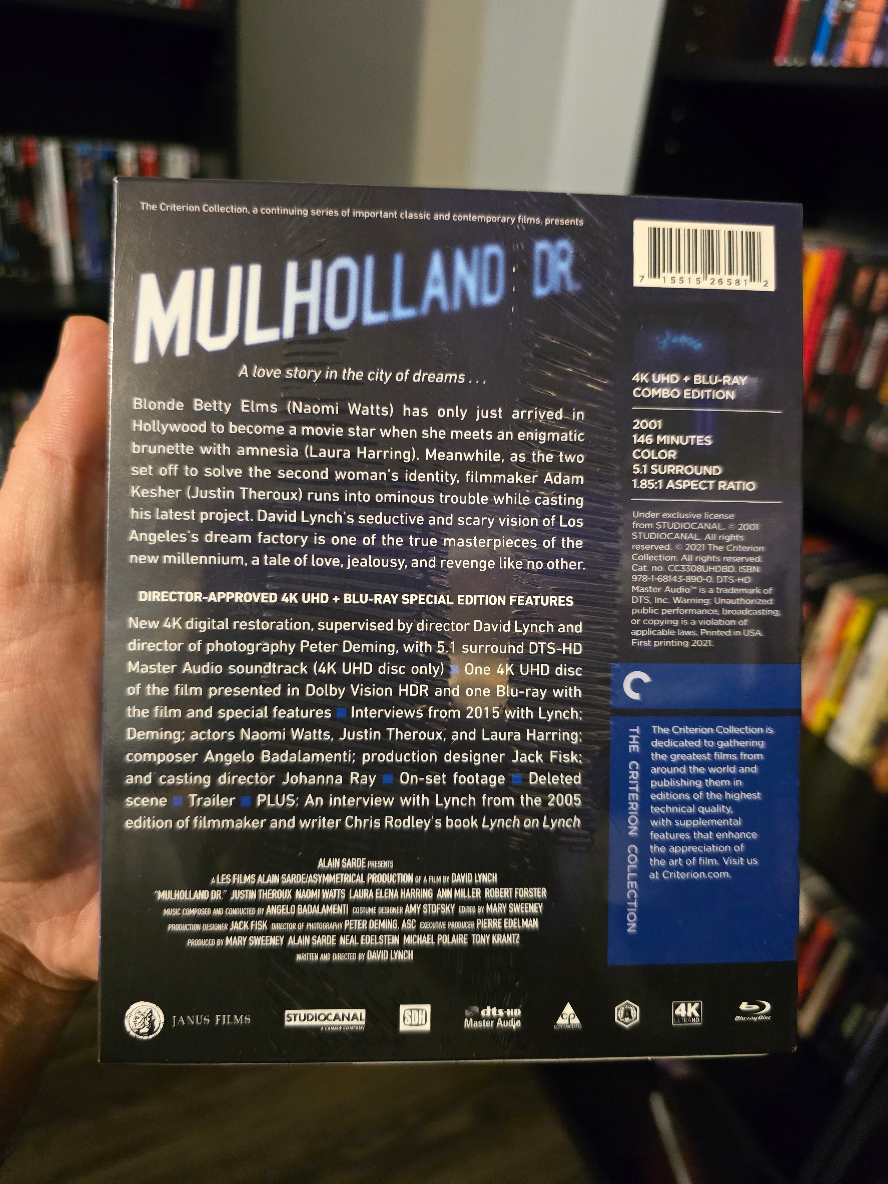 MULHOLLAND DR. (CRITERION) (4K UHD+BLU-RAY)