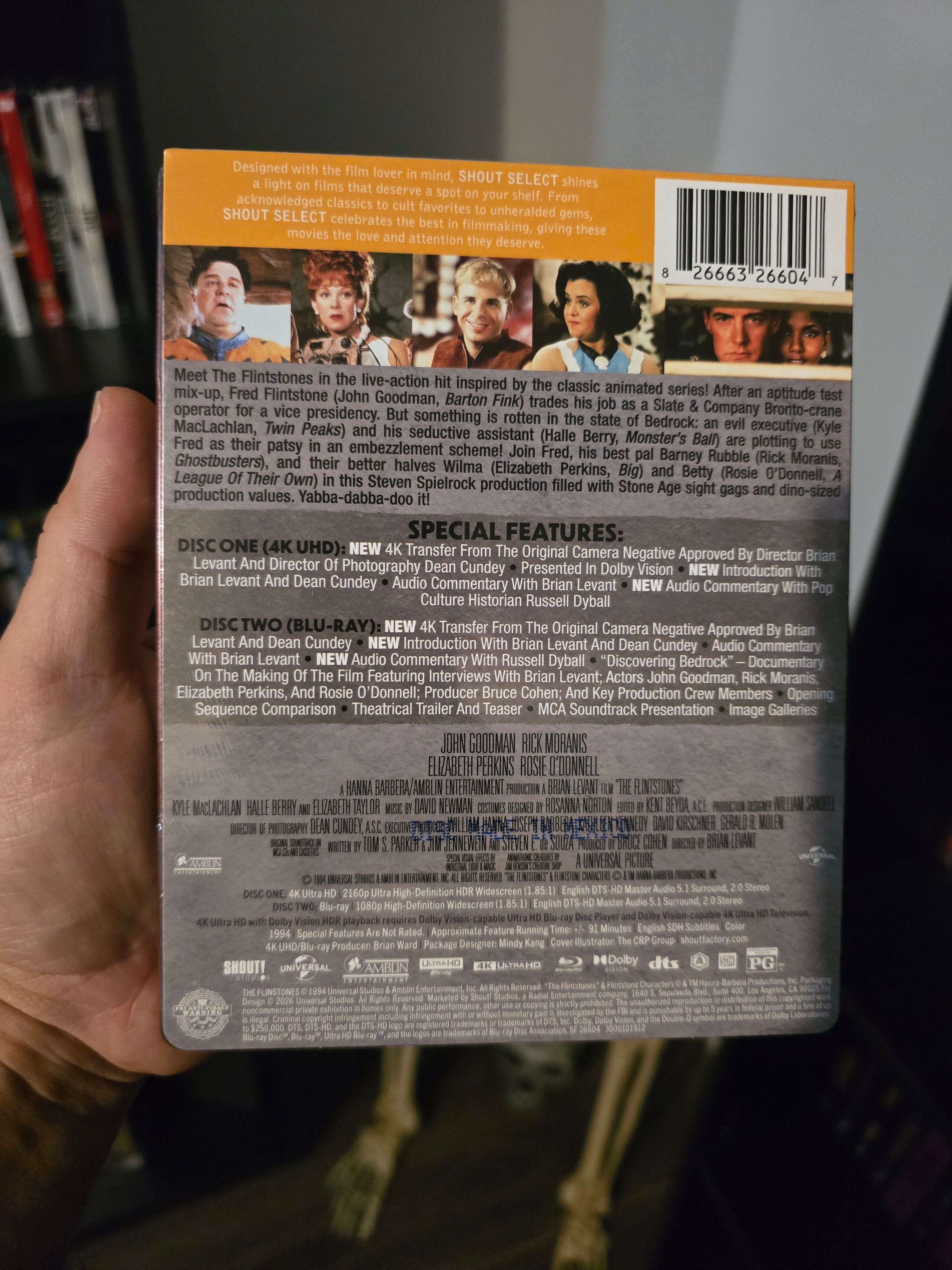 THE FLINTSTONES (SHOUT FACTORY) (4K UHD STEELBOOK)