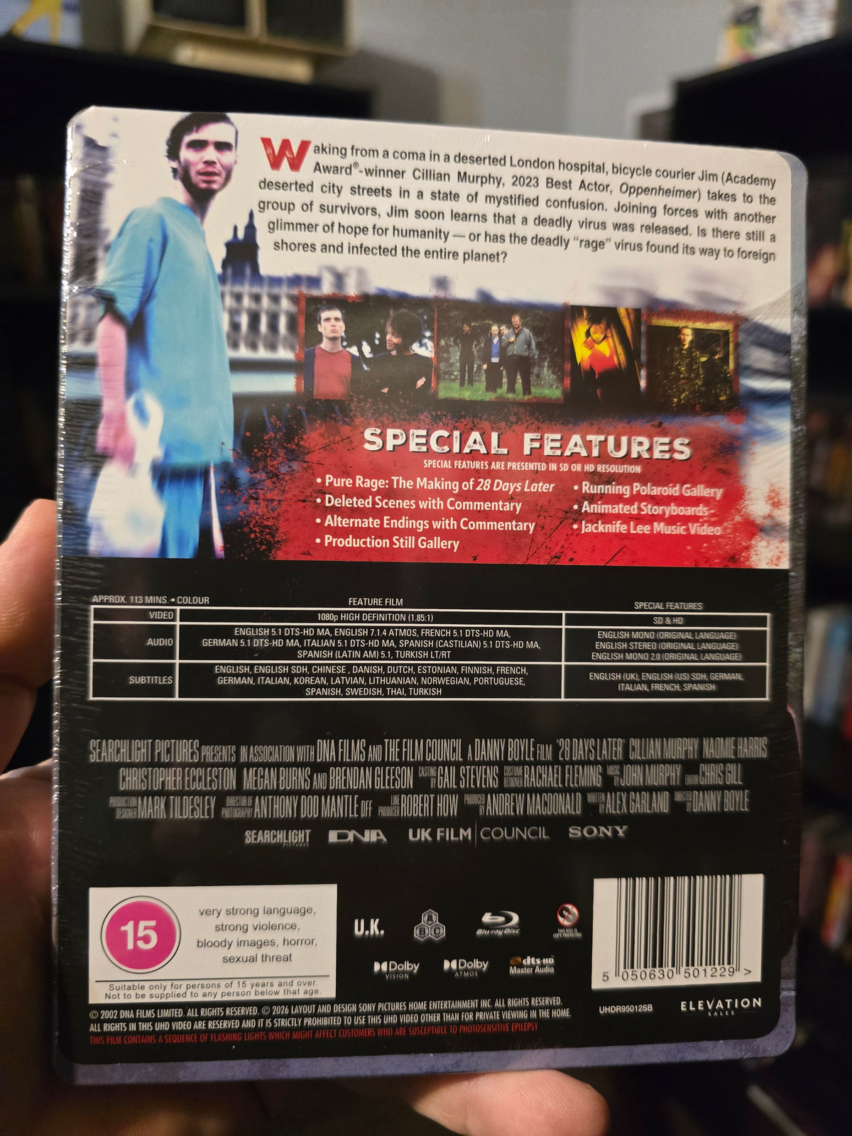 28 DAYS LATER - LIMITED EDITION STEELBOOK 4K UHD