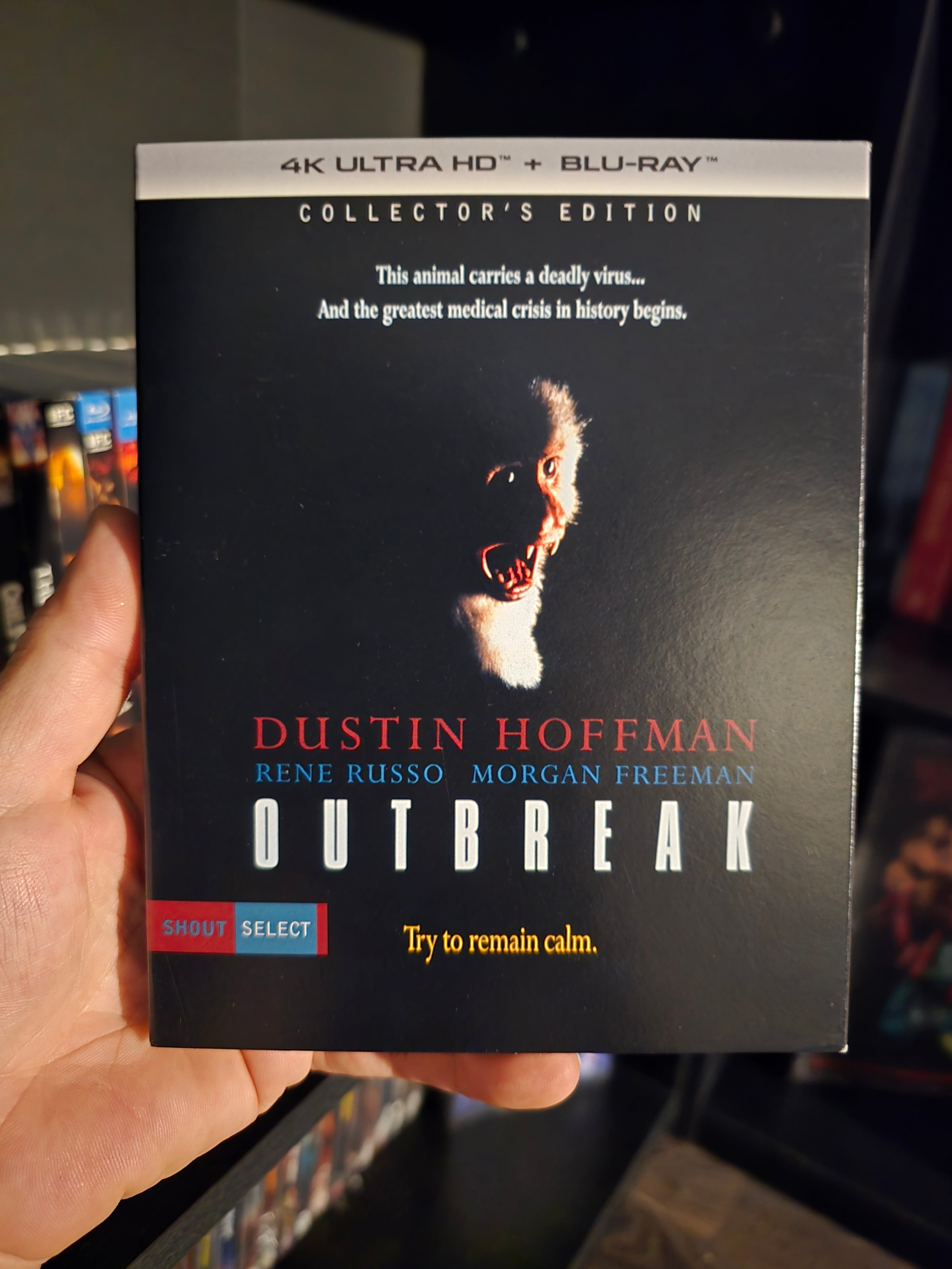 OUTBREAK [COLLECTOR'S EDITION] (SHOUT SELECT) (4K UHD w/SLIPCOVER)