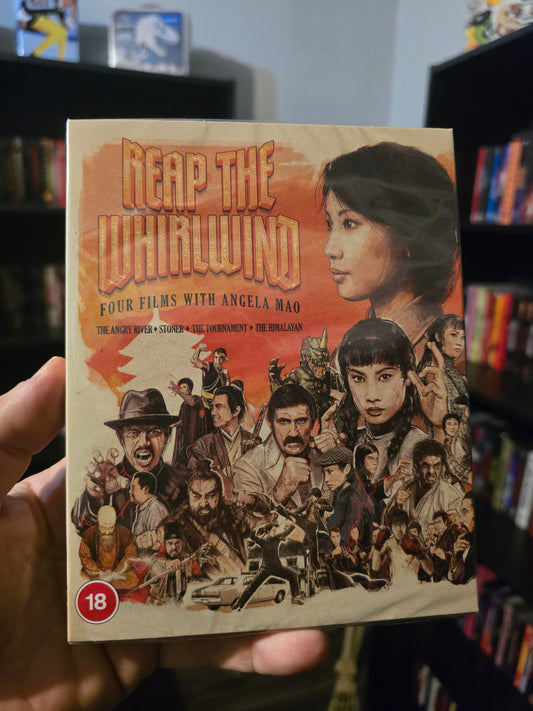 REAP THE WHIRLWIND: 4 FILMS WITH ANGELA MAO [THE ANGRY RIVER, STONER, THE TOURNAMENT, THE HIMALAYAN] (EUREKA) (BLU-RAY REGION B w/SLIPCOVER) (UK IMPORT)
