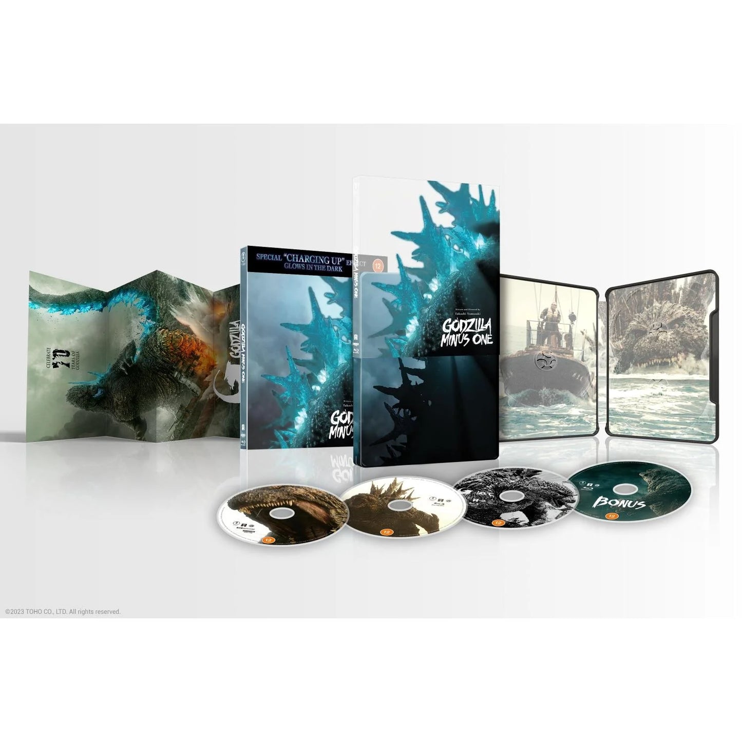 GODZILLA MINUS ONE [LIMITED EDITION STEELBOOK] (ANIME LTD) (4K UHD+BLU-RAY REGION B)
