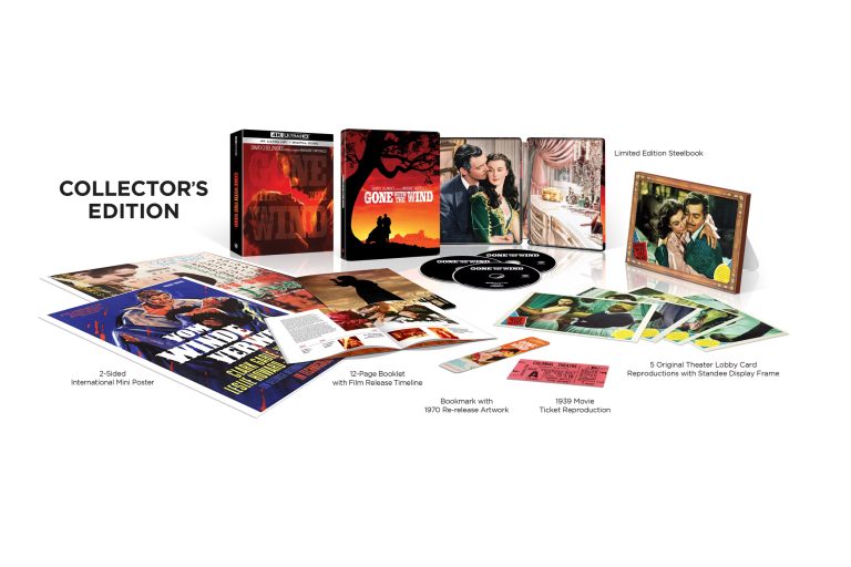 GONE WITH THE WIND [LIMITED COLLECTOR'S EDTION STEELBOOK] (WARNER BROTHERS) (4K UHD+BLU-RAY REGION B) (UK IMPORT)