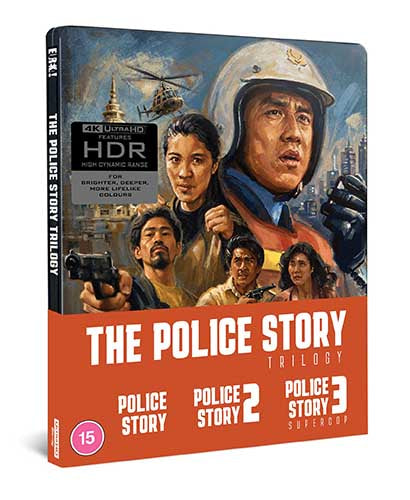 The Police Story Trilogy – Eureka Limited Edition Steelbook 4K UHD