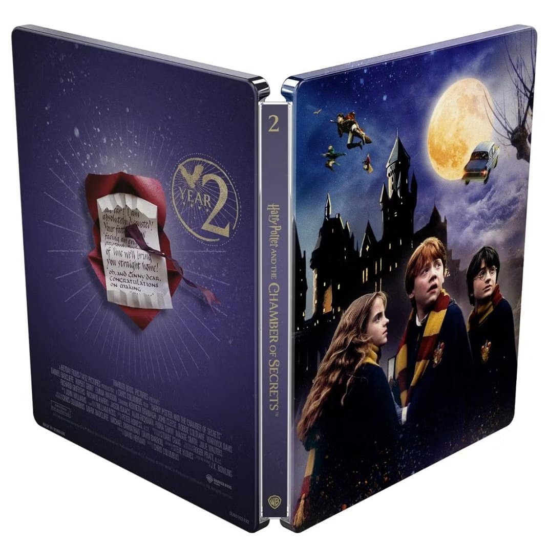 HARRY POTTER COLLECTION [25TH ANNIVERSARY STEELBOOK LIBRARY CASE] (WARNER BROTHERS) (4K UHD) (UK IMPORT)