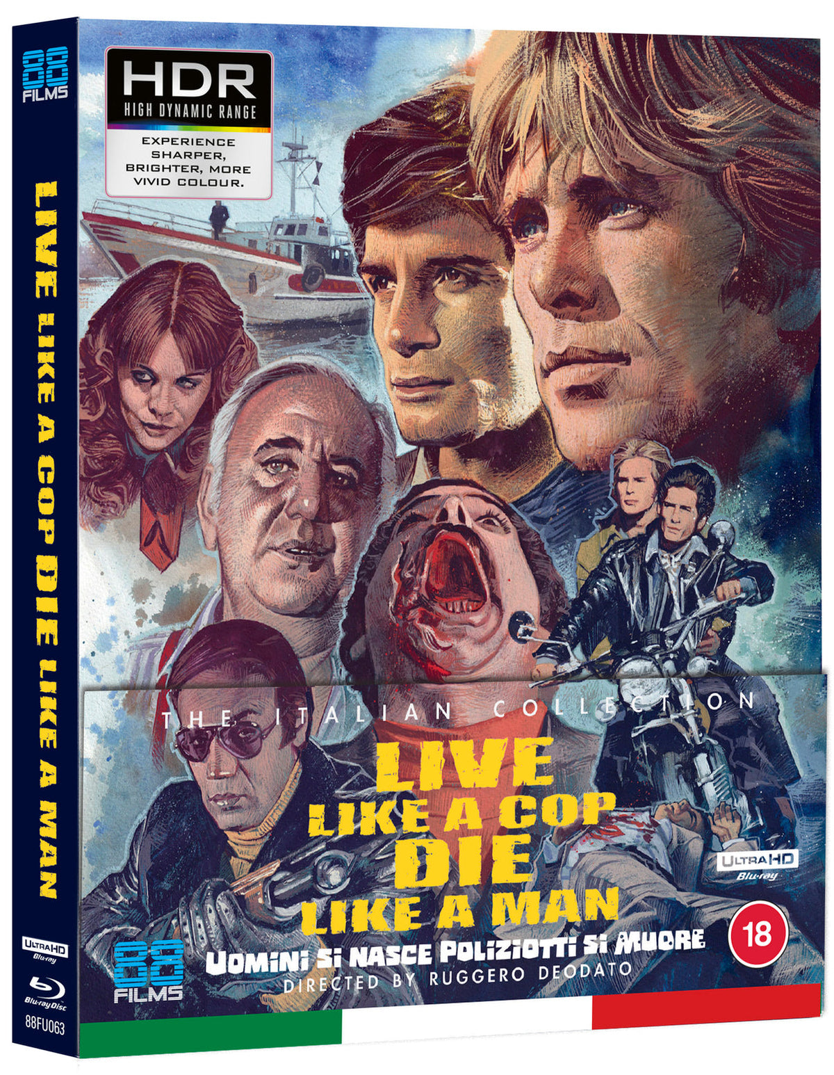 Live Like a Cop, Die Like a Man – 88 Films 4K UHD + Blu-ray