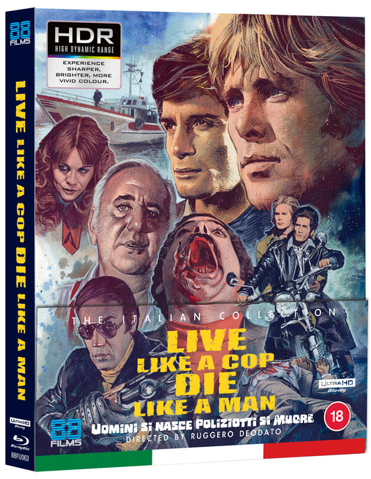 Live Like a Cop, Die Like a Man – 88 Films 4K UHD + Blu-ray