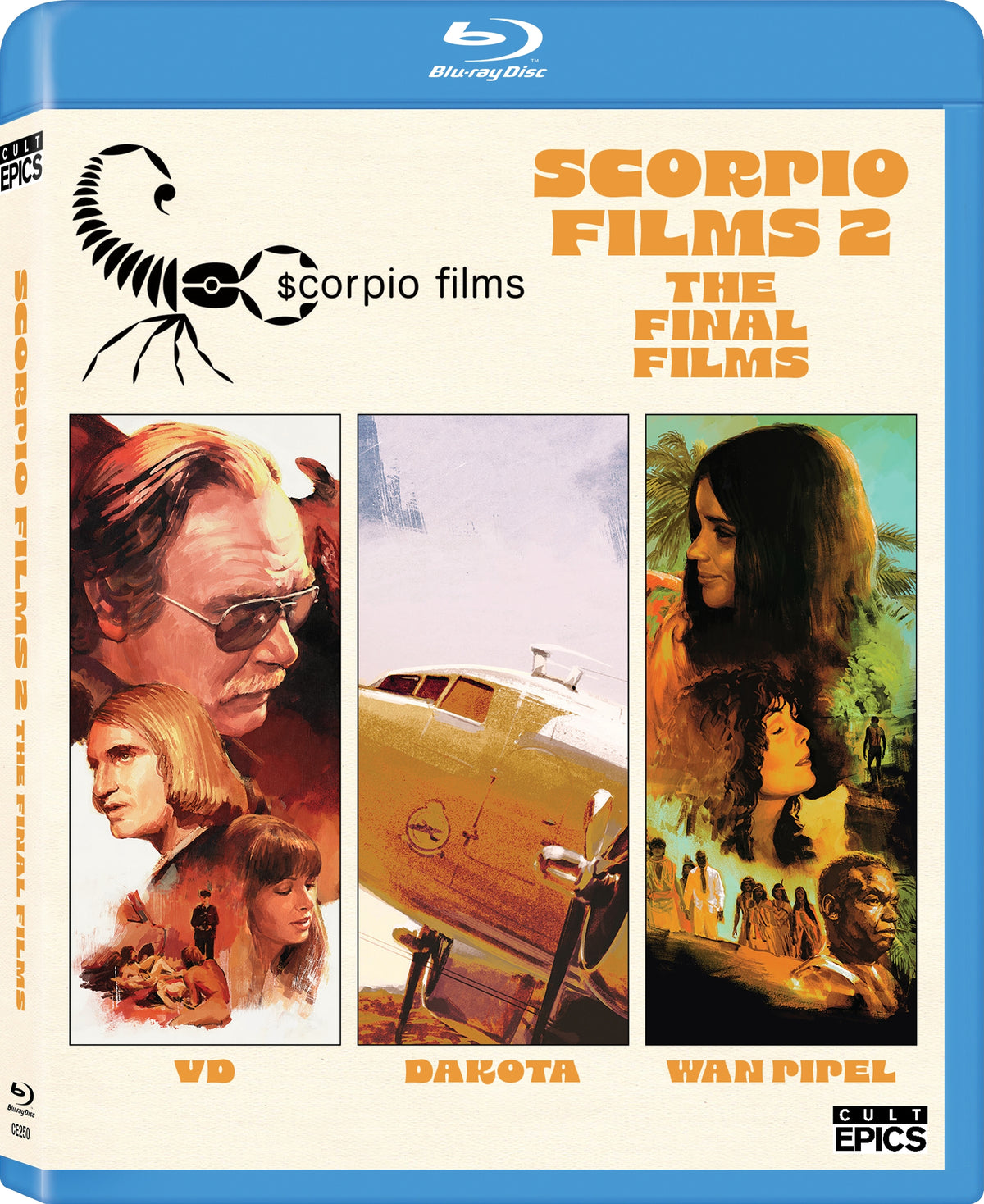 SCORPIO FILMS 2: THE FINAL FILMS - CULT EPICS 4-DISC BLU-RAY BOX SET