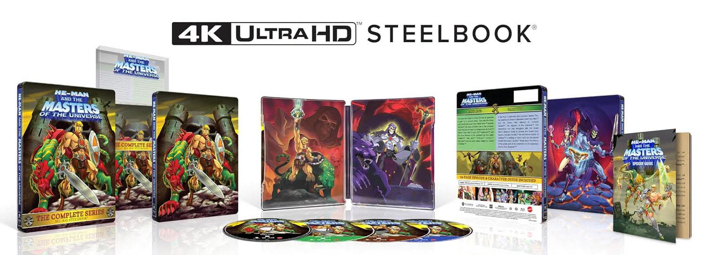 HE-MAN AND THE MASTERS OF THE UNIVERSE: THE COMPLETE SERIES [STEELBOOK] (MILL CREEK) (BLU-RAY)