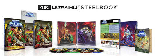 HE-MAN AND THE MASTERS OF THE UNIVERSE: THE COMPLETE SERIES [STEELBOOK] (MILL CREEK) (BLU-RAY)