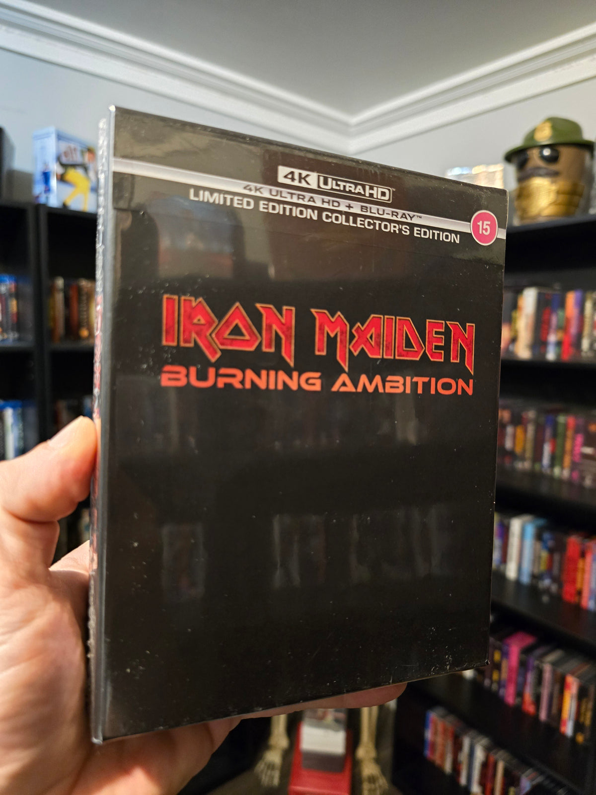 IRON MAIDEN: BURNING AMBITION [SPECIAL EDITION STEELBOOK] (UNIVERSAL PICTURES) (4K UHD+BLU-RAY REGION B) (UK IMPORT)