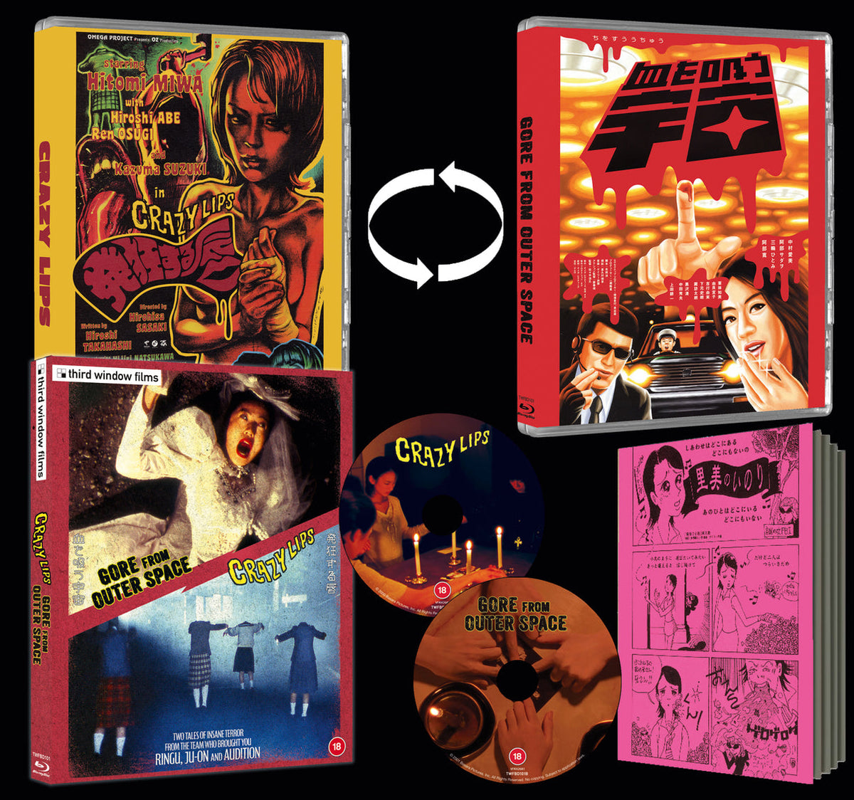 Crazy Lips / Gore From Outer Space – Third Window Films Limited Edition Blu-ray