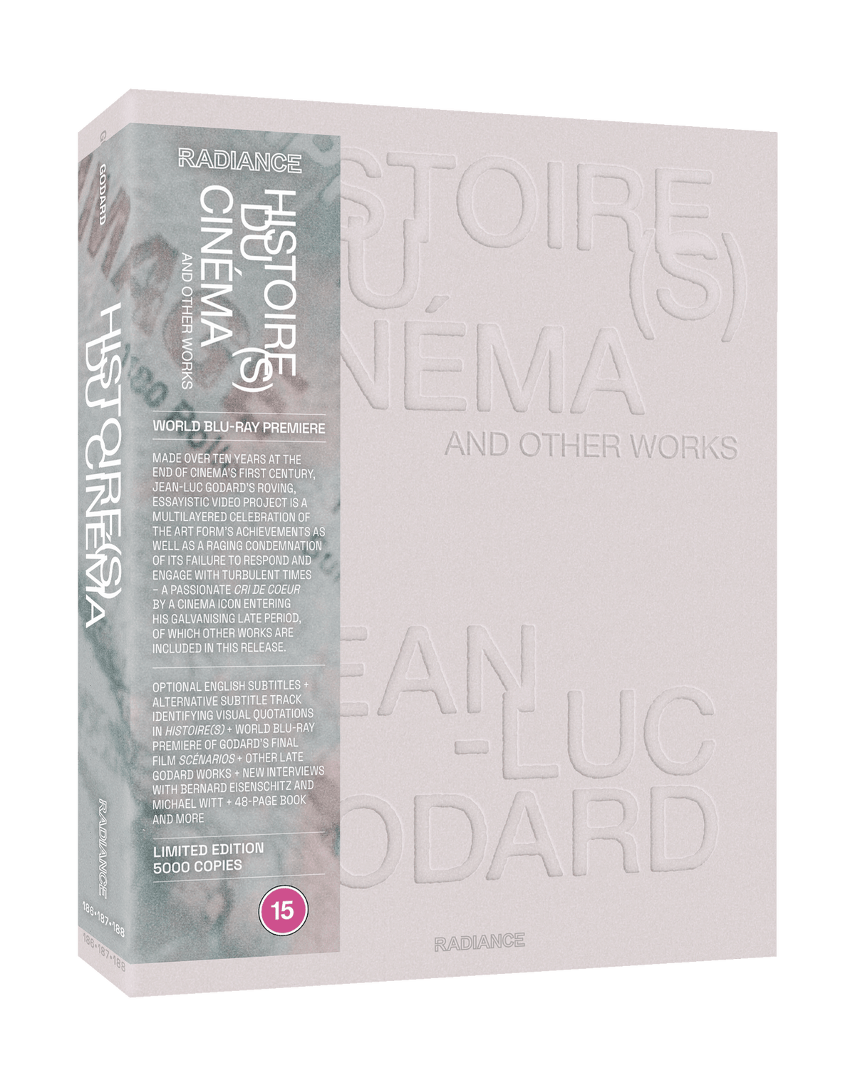 HISTOIRE(S) DU CINEMA AND OTHER WORKS - RADIANCE LIMITED EDITION BLU-RAY