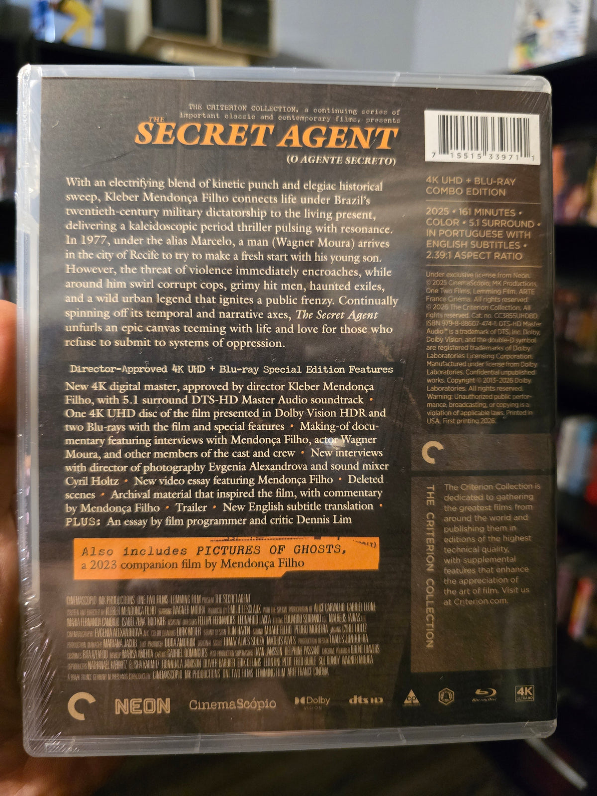 The Secret Agent - Criterion #1325 4K UHD + Blu-ray