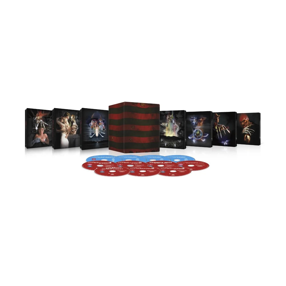 A NIGHTMARE ON ELM STREET 7 FILM COLLECTION [LIMITED EDITION STEELBOOK LIBRARY CASE] (WARNER BROTHERS) (4K UHD) (UK IMPORT)