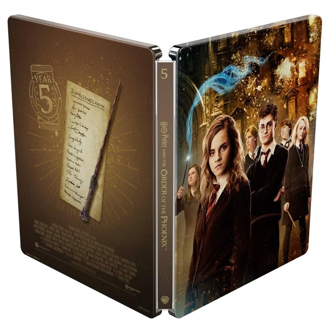 HARRY POTTER COLLECTION [25TH ANNIVERSARY STEELBOOK LIBRARY CASE] (WARNER BROTHERS) (4K UHD) (UK IMPORT)