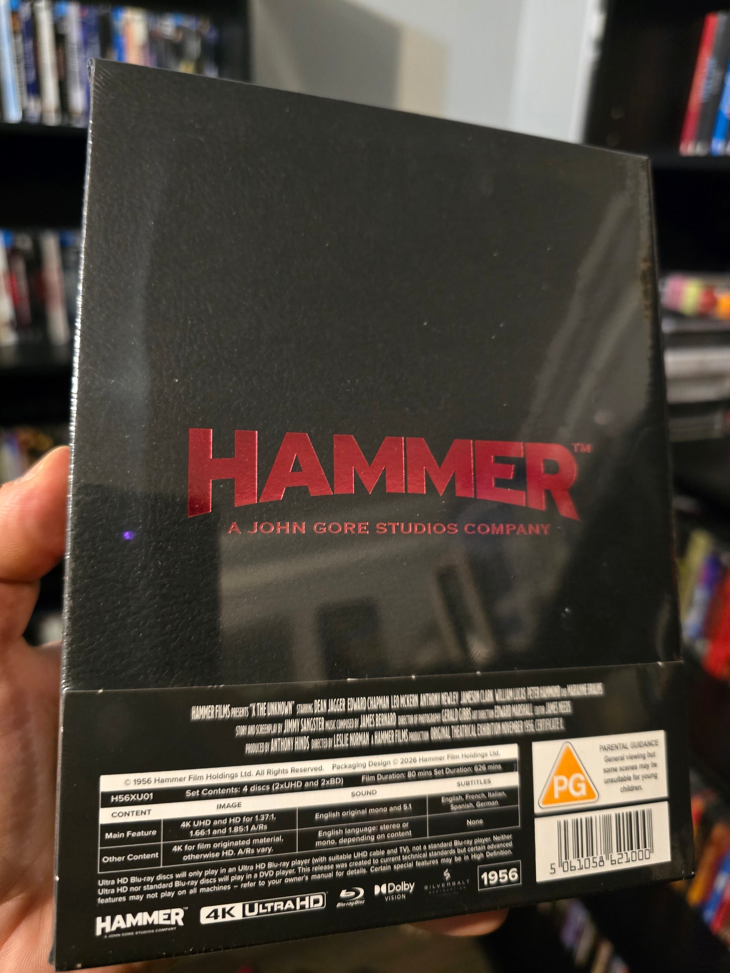 X THE UNKNOWN [LIMITED COLLECTOR'S EDTION] (HAMMER FILMS) (4K UHD) (UK IMPORT)