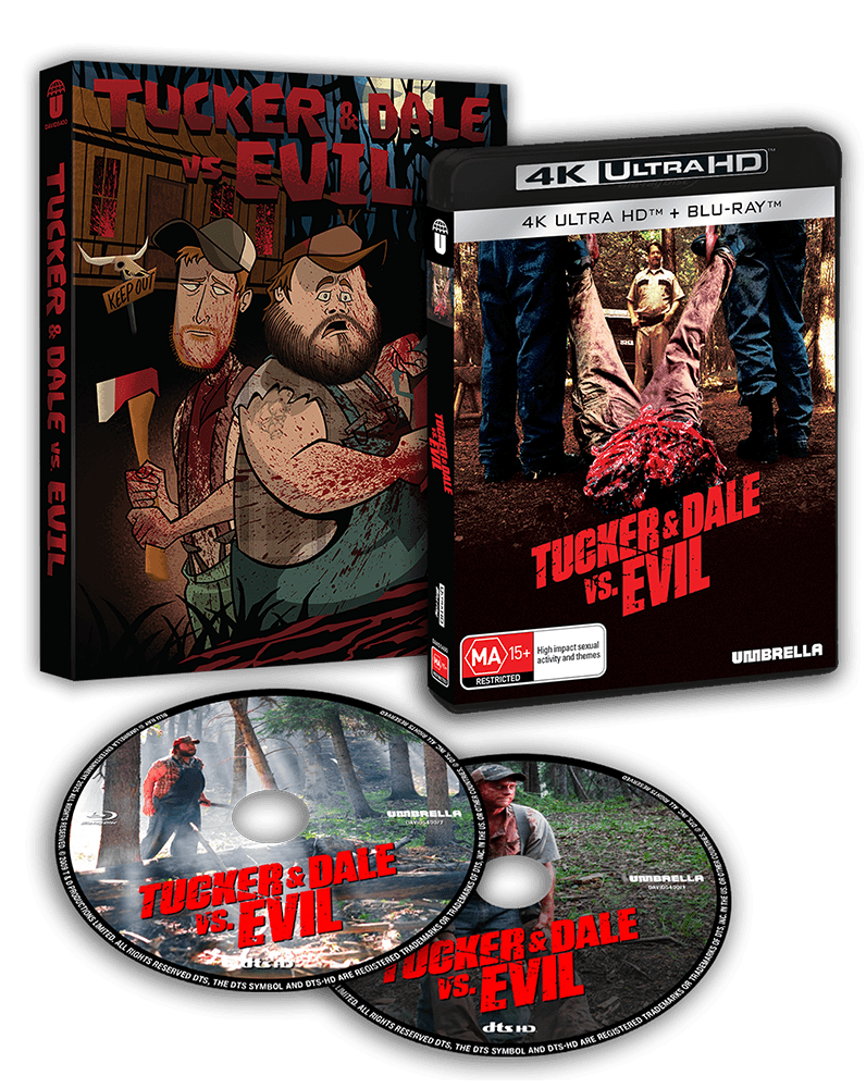 Tucker & Dale vs. Evil – Umbrella Entertainment 4K UHD + Blu-ray