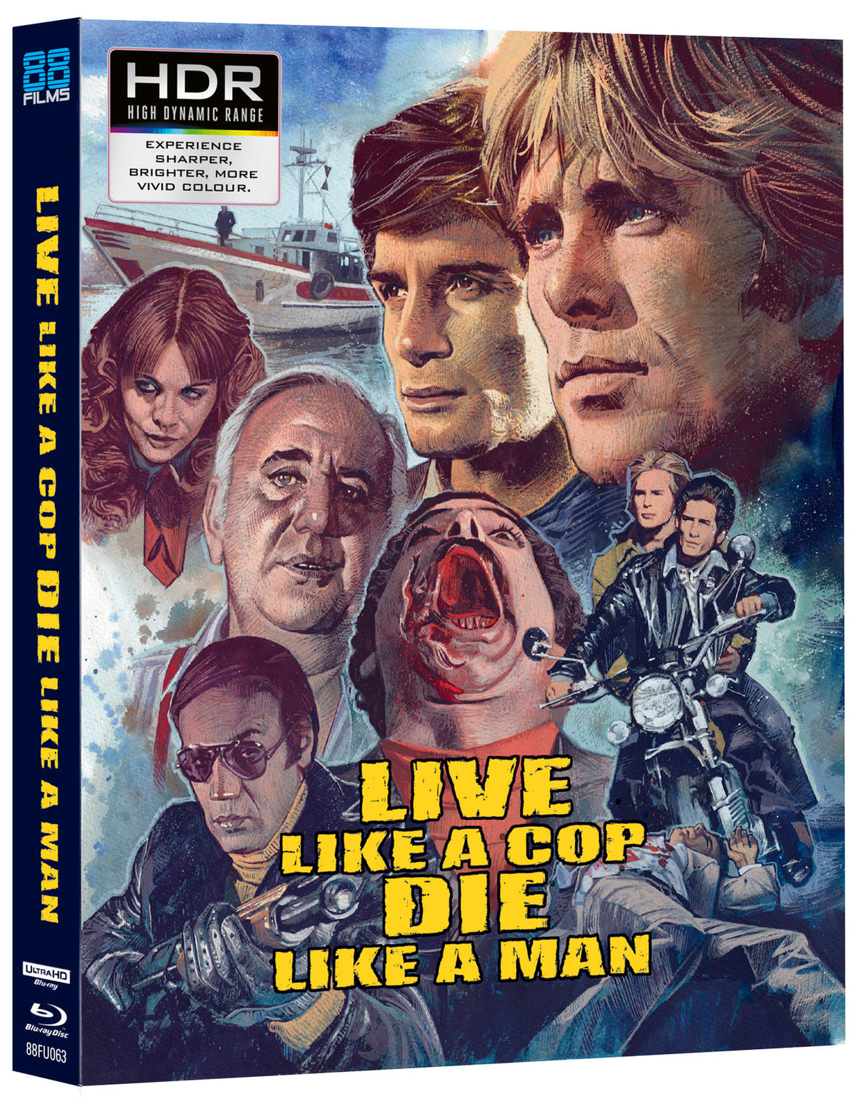 Live Like a Cop, Die Like a Man – 88 Films 4K UHD + Blu-ray