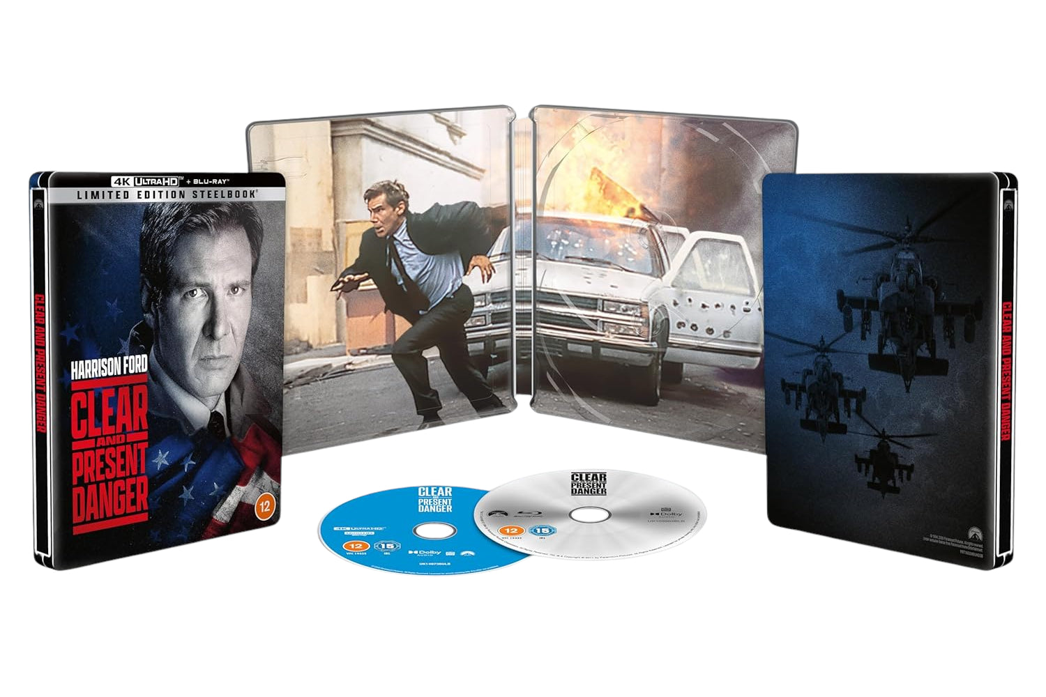 CLEAR AND PRESENT DANGER [STEELBOOK] (PARAMOUNT) (4K UHD+BLU-RAY)
