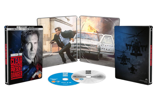 CLEAR AND PRESENT DANGER [STEELBOOK] (PARAMOUNT) (4K UHD+BLU-RAY)