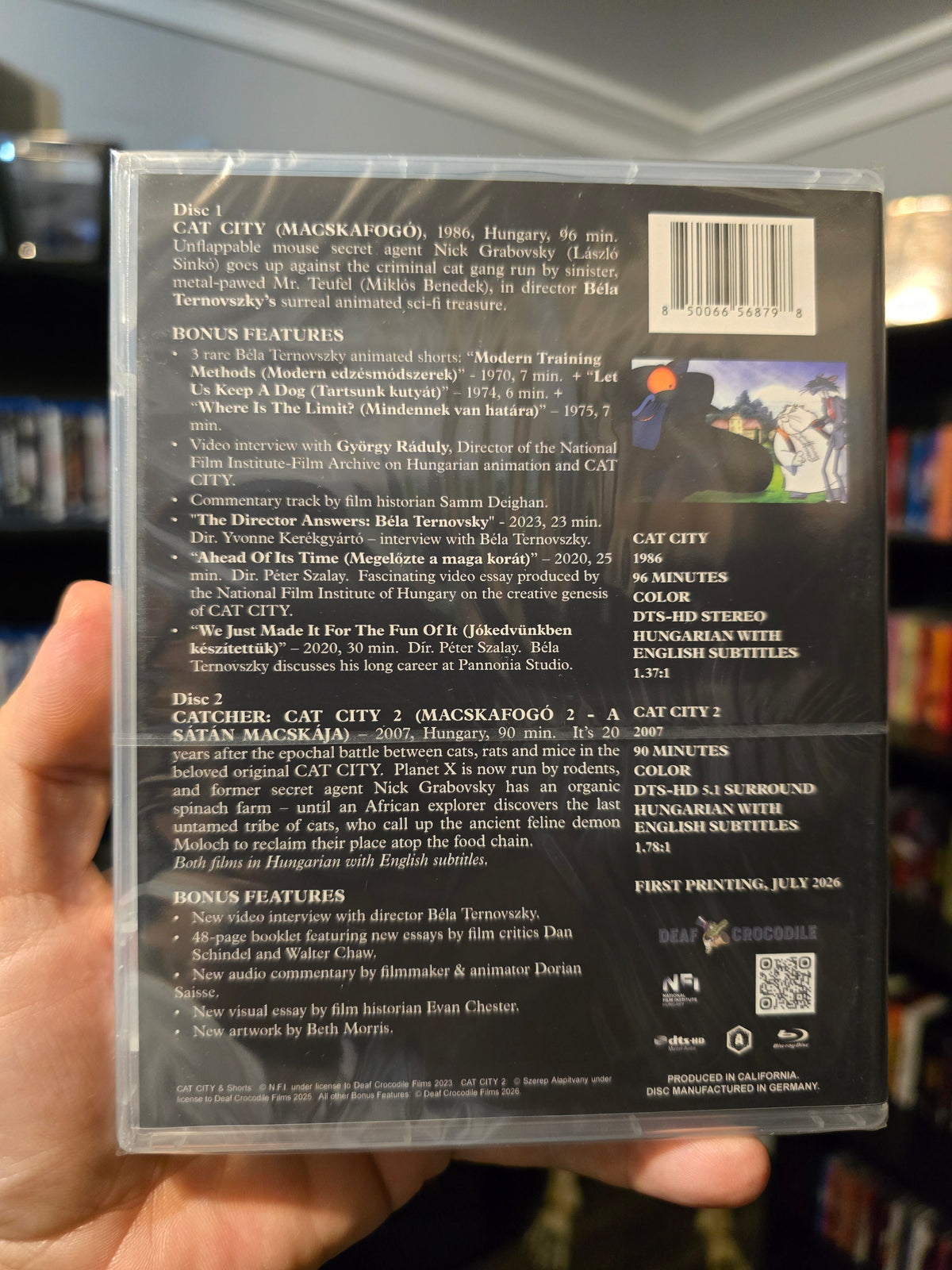 CAT CITY COLLECTION (DEAF CROCODILE) (BLU-RAY)