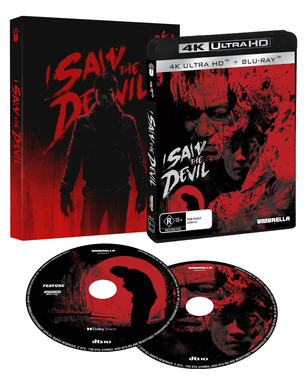 I Saw the Devil – Umbrella Entertainment 4K UHD + Blu-ray