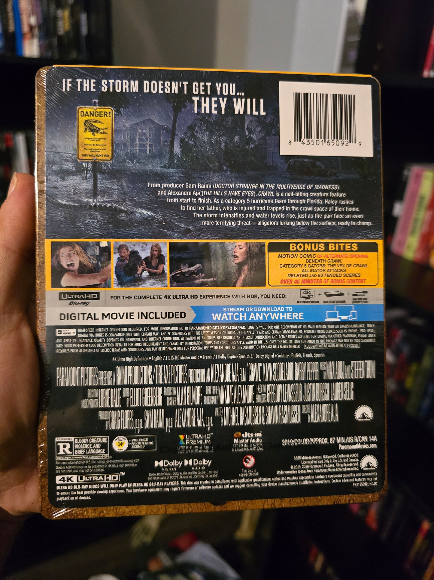 CRAWL (PARAMOUNT) (4K UHD STEELBOOK)