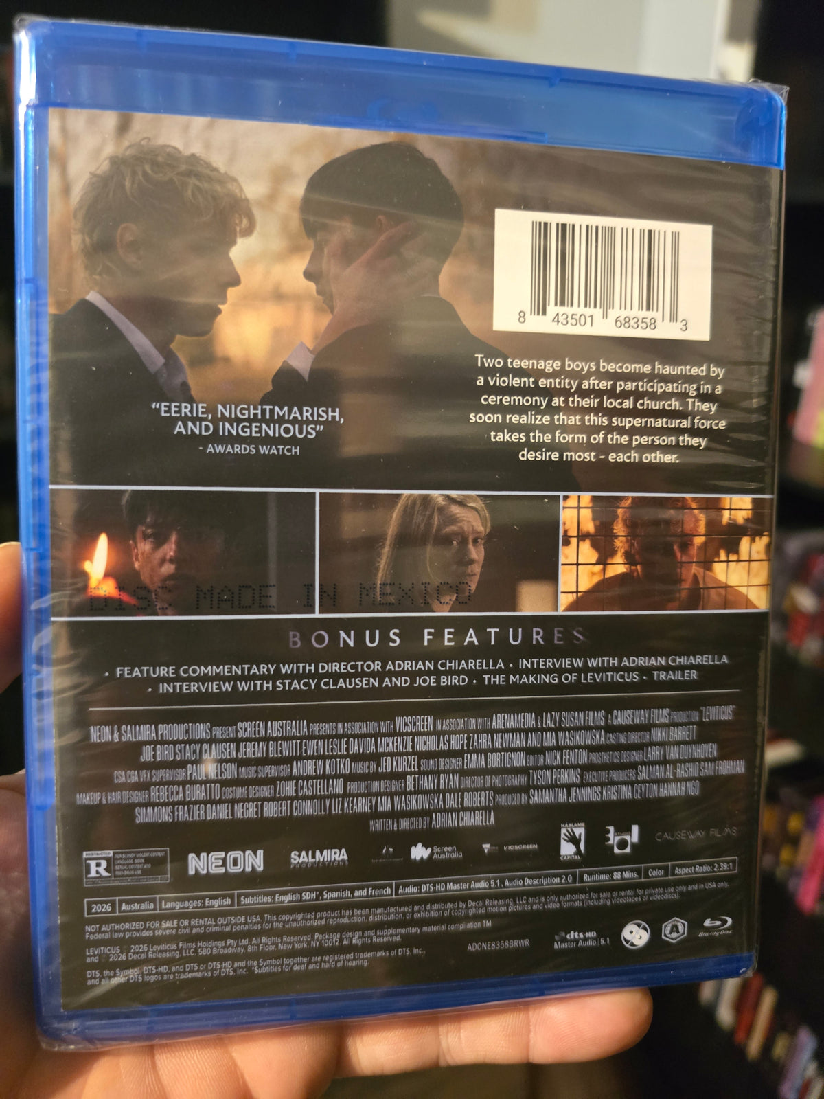 LEVITICUS (NEON) (BLU-RAY)