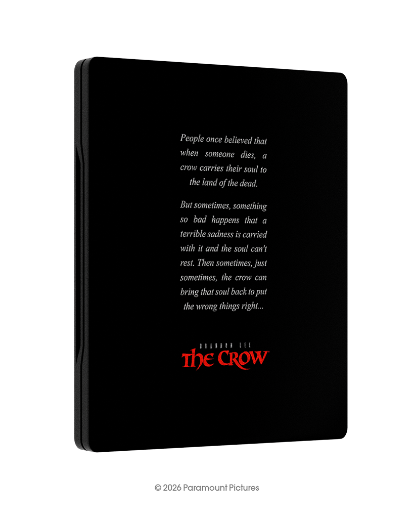 THE CROW [LIMITED EDITION STEELBOOK] (PARAMOUNT) (4K UHD) (UK IMPORT)