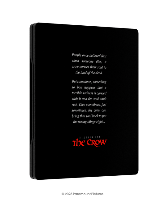 THE CROW [LIMITED EDITION STEELBOOK] (PARAMOUNT) (4K UHD) (UK IMPORT)