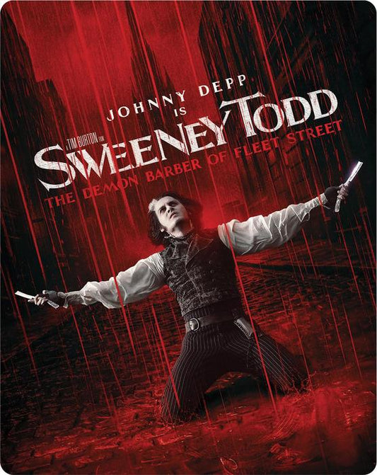 SWEENEY TODD: THE DEMON BARBER OF FLEET STREET [LIMITED EDITION STEELBOOK] (UNIVERSAL) (4K UHD+BLU-RAY)
