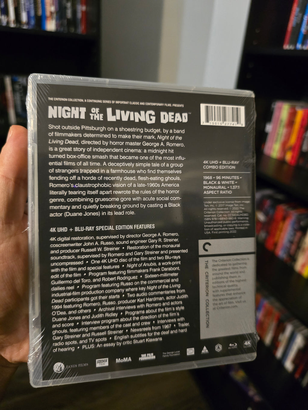 NIGHT OF THE LIVING DEAD (CRITERION) (4K UHD+BLU-RAY)