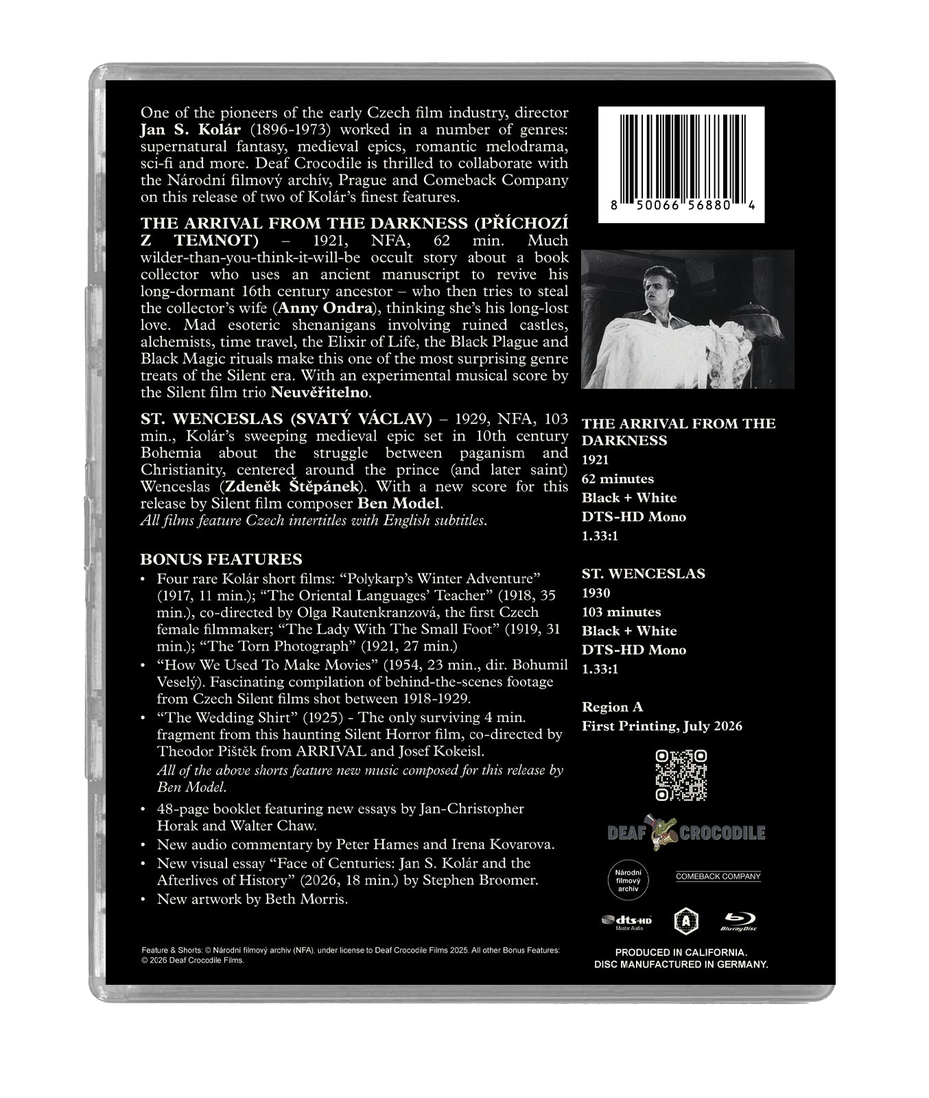 THE ARRIVAL FROM THE DARKNESS+ST. WENCESLAS (DEAF CROCODILE) (BLU-RAY)
