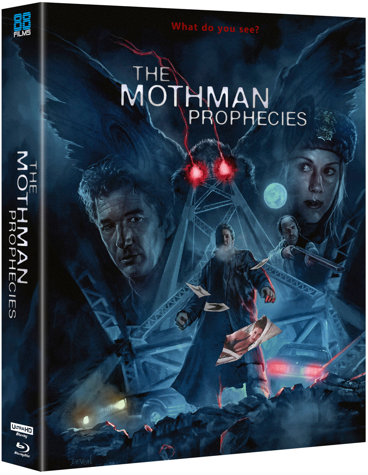 THE MOTHMAN PROPHECIES [LIMITED EDITION] (88 FILMS) (4K UHD+BLU-RAY REGION B) (UK IMPORT)