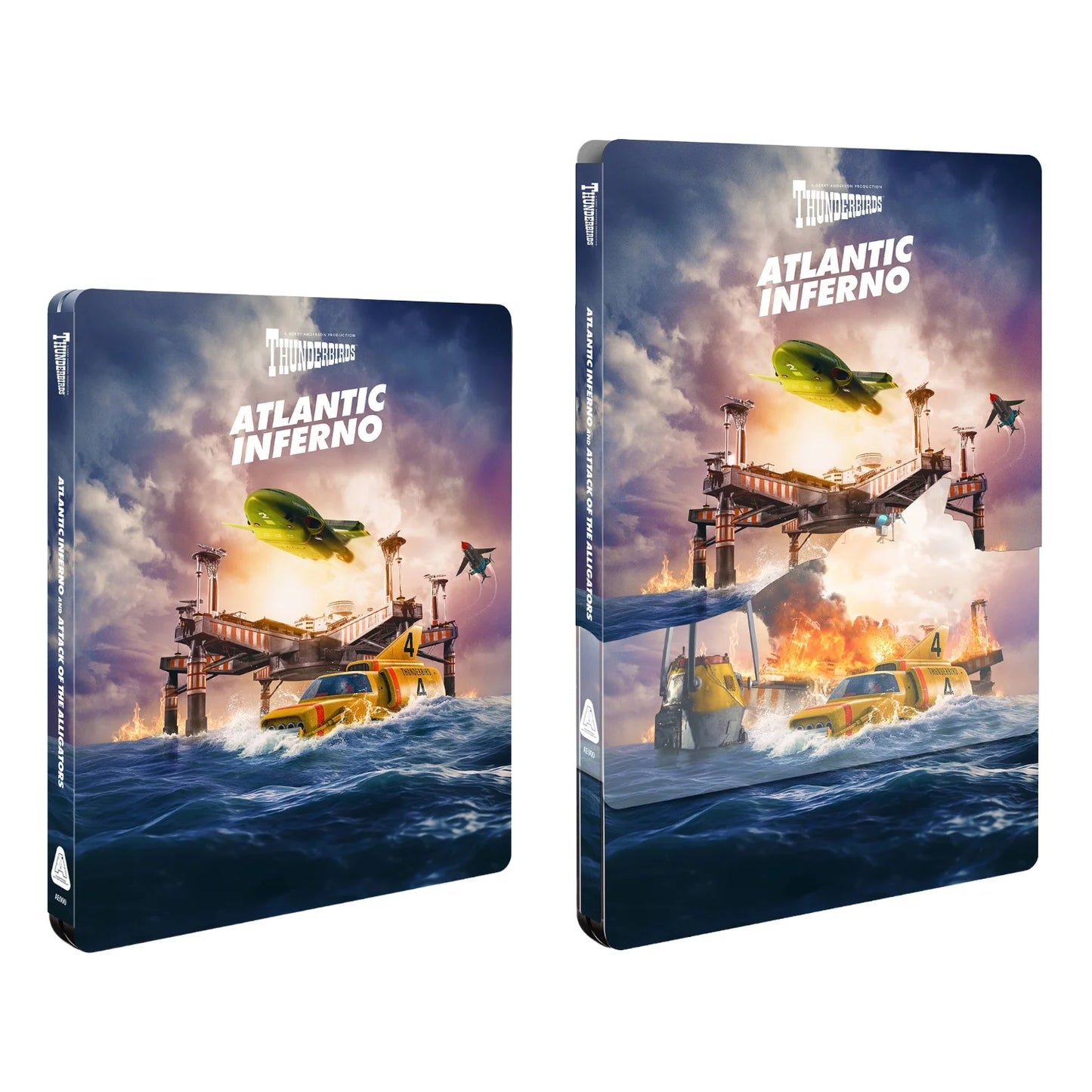 THUNDERBIRDS: ATLANTIC INFERNO/ATTACK OF THE ALLIGATORS [LIMITED COLLECTOR'S EDITION STEELBOOK] (ANDERSON ENTERTAINMENT) (4K UHD) (UK IMPORT)