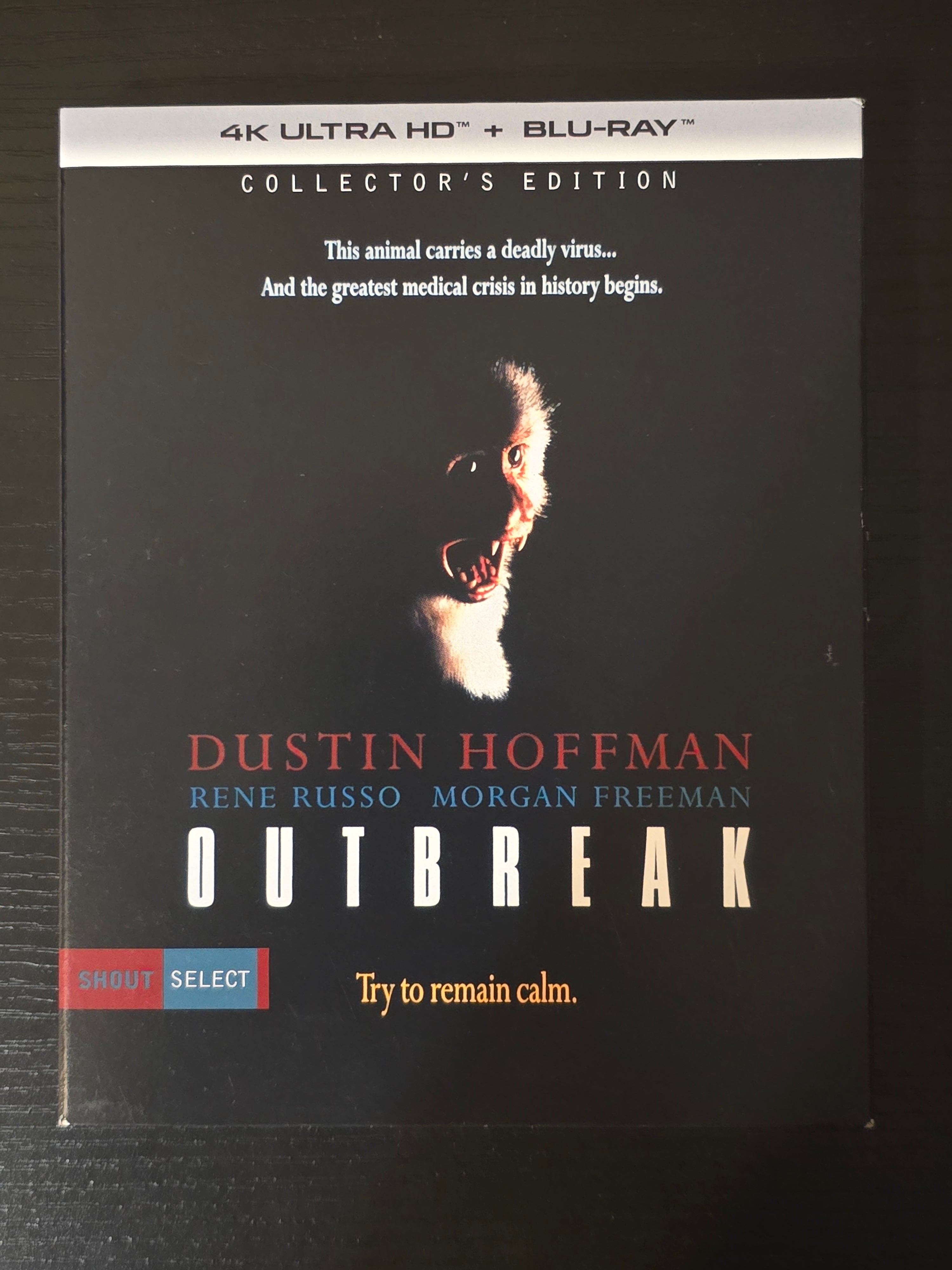 OUTBREAK [COLLECTOR'S EDITION] (SHOUT SELECT) (4K UHD w/SLIPCOVER)