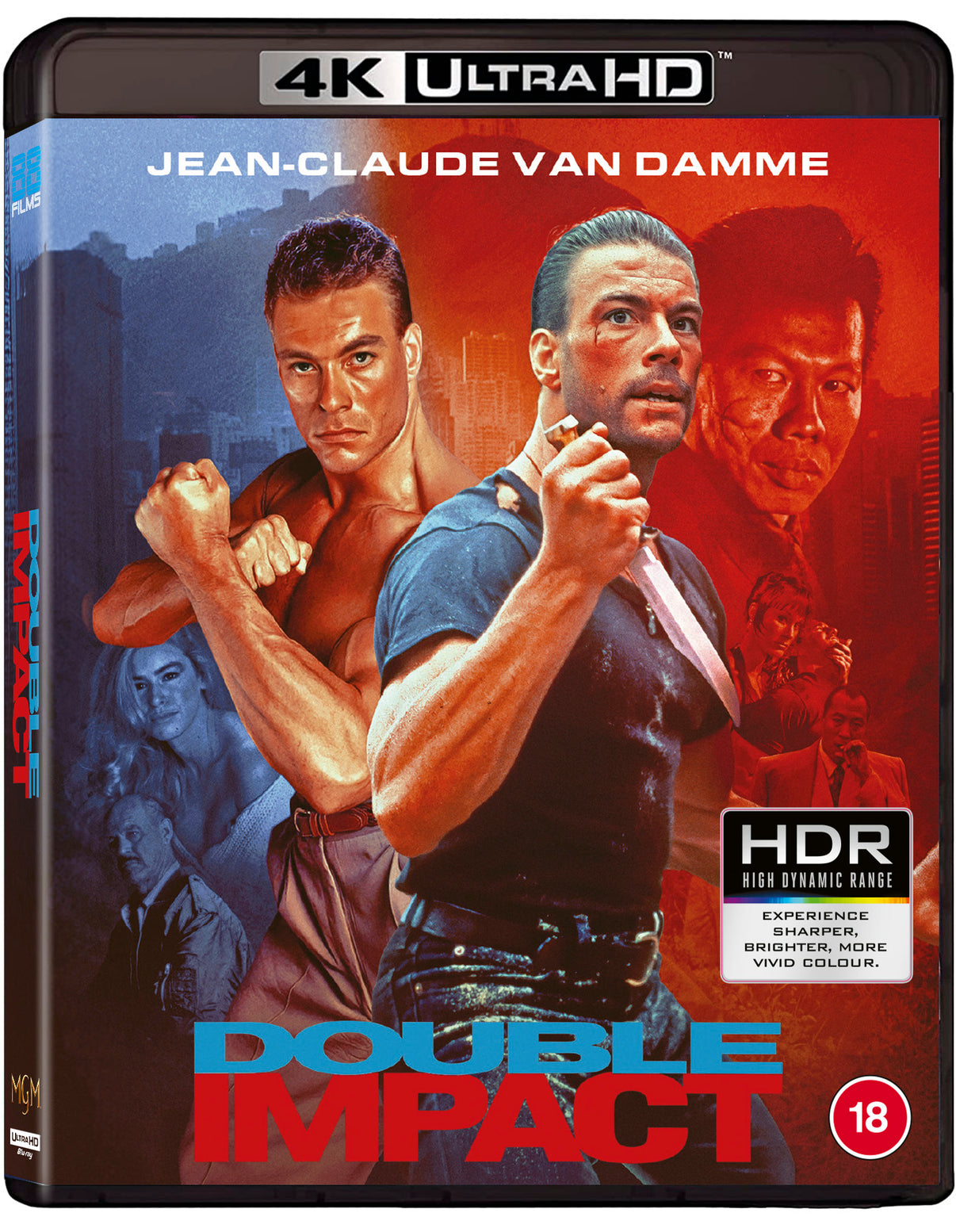 DOUBLE IMPACT (88 FILMS) (4K UHD+BLU-RAY REGION B) (UK IMPORT)