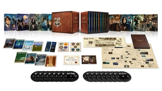 HARRY POTTER COLLECTION [25TH ANNIVERSARY STEELBOOK LIBRARY CASE] (WARNER BROTHERS) (4K UHD) (UK IMPORT)