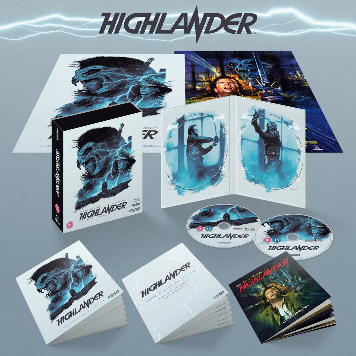 HIGHLANDER [LIMITED COLLECTOR'S EDTION] (STUDIO CANAL) (4K UHD+BLU-RAY REGION B) (UK IMPORT)