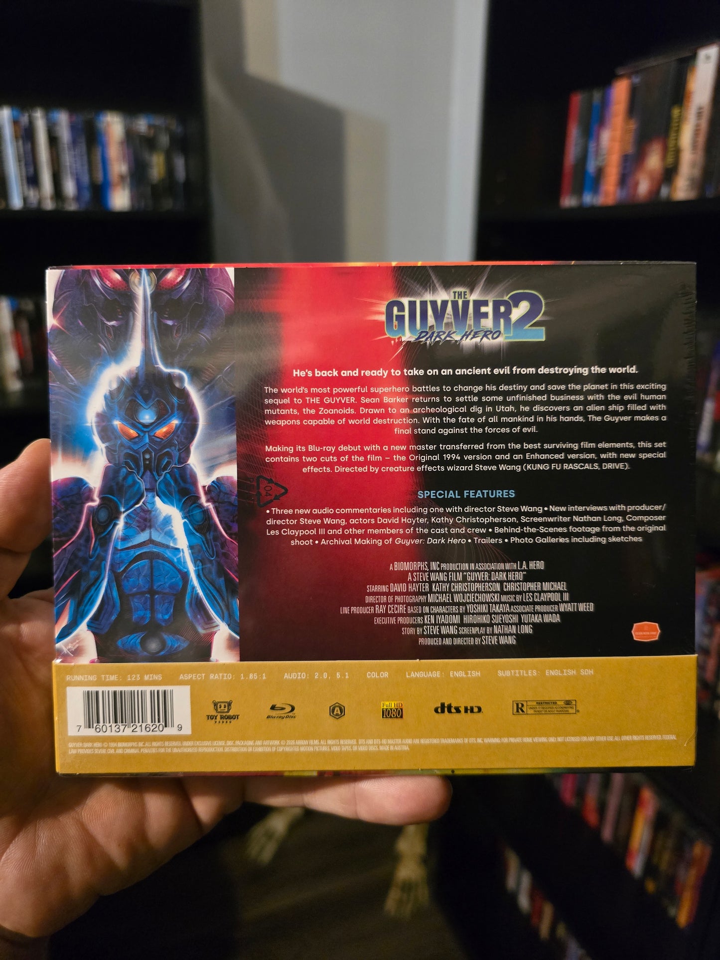 THE GUYVER 2: DARK HERO (TOY ROBOT VIDEO) (BLU-RAY w/SLIPCOVER)