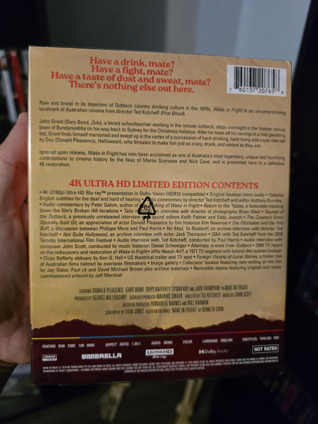 Wake in Fright [Limited Edition] (Arrow Video) (4K UHD)