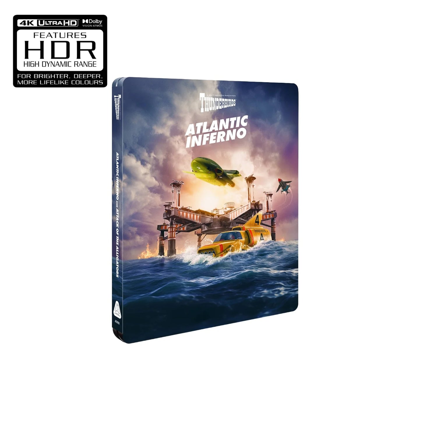 THUNDERBIRDS: ATLANTIC INFERNO/ATTACK OF THE ALLIGATORS [LIMITED COLLECTOR'S EDITION STEELBOOK] (ANDERSON ENTERTAINMENT) (4K UHD) (UK IMPORT)