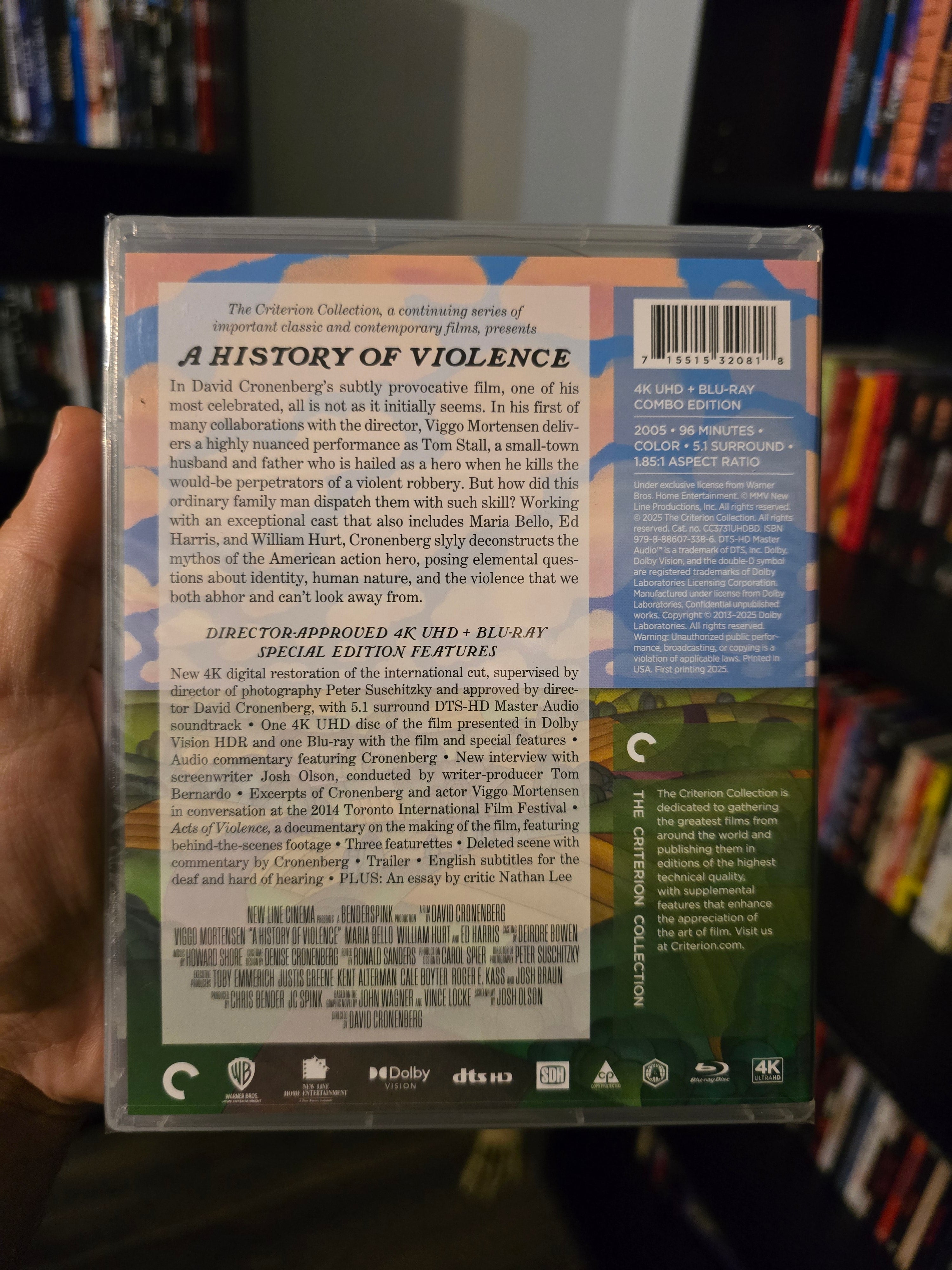 A HISTORY OF VIOLENCE (CRITERION) (4K UHD+BLU-RAY)